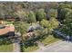 Aerial view showing house, yard, and surrounding area at 1314 Frederick St, Shelby, NC 28150