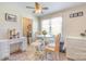 Small dining area with glass-top table and chairs at 1314 Frederick St, Shelby, NC 28150