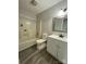 Clean bathroom with updated vanity and fixtures at 213 Eastwood Dr, Salisbury, NC 28146