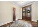 Bright entryway with hardwood floors and double doors at 2988 Old Salisbury Concord Rd, Concord, NC 28025