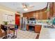 Kitchen with stainless steel appliances and breakfast bar at 105 Buckingham Pl, Statesville, NC 28625