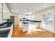 Updated kitchen featuring white cabinets and granite countertops at 2129 James Ct, Rock Hill, SC 29732