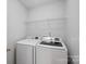 Laundry room with washer and dryer included at 6073 Cougar Ln, Charlotte, NC 28269