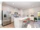 Modern kitchen with stainless steel appliances and white cabinets at 2667 Grantham Place Dr, Fort Mill, SC 29715