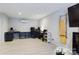 Finished basement room features a workspace with multiple computer setups at 3215 24Th Ne St, Hickory, NC 28601