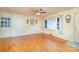 Living room with hardwood floors and windows at 3524 Wolfe Rd, Monroe, NC 28110