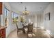 Charming breakfast nook with a view and wood floors at 516 Pine Rd, Davidson, NC 28036