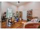 Bright studio space with hardwood floors, art supplies, and ample natural light at 600 W Warren St, Shelby, NC 28150