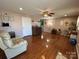 Spacious living area with hardwood floors and lots of natural light at 7855 Nc Highway 90 E None, Stony Point, NC 28678