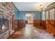 Spacious dining area with hardwood floors and views into the kitchen at 173 Driftwood Dr, Troutman, NC 28166