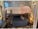 Bunk beds and a double bed in this room at 204 Lake Tillery Trl, Mount Gilead, NC 27306