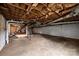 Unfinished basement offers potential for future expansion or storage at 2752 21St Ne St, Hickory, NC 28601