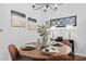 Elegant dining room with wood table, chandelier, and stylish decor at 4875 Polo Gate Blvd, Charlotte, NC 28216