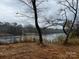 Riverfront lot with mature trees and river views at 150A Lookout Dam Rd, Statesville, NC 28625