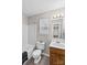 Clean bathroom with tub, toilet and vanity at 203 Carwen Ct, Kannapolis, NC 28081