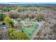 Aerial view of house and property lines, showing lot size and neighborhood context at 3842 22Nd Street Ne Ct, Hickory, NC 28601