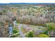 Aerial view showing home's location within neighborhood and surrounding landscape at 3842 22Nd Street Ne Ct, Hickory, NC 28601