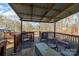 Covered patio perfect for relaxing and enjoying the outdoors at 3842 22Nd Street Ne Ct, Hickory, NC 28601