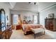 Spacious main bedroom with high ceilings and large windows at 8420 Locksley Dr, Harrisburg, NC 28075