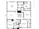 Second floor plan with owner's suite, bedrooms, and bathrooms at 1464 Hubert Graham Way, Tega Cay, SC 29708