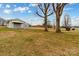 Spacious backyard with detached workshop and mature trees at 162 Jennings Rd, Statesville, NC 28625
