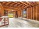 Unfinished workshop with concrete floor and open layout at 162 Jennings Rd, Statesville, NC 28625
