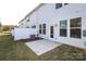 Private backyard with patio, and small fenced area at 2109 Bayou Trace Dr # Lot 11, Charlotte, NC 28262