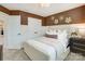 Well-lit bedroom with two-toned walls and a comfortable bed at 2109 Bayou Trace Dr # Lot 11, Charlotte, NC 28262