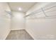 Spacious walk-in closet with wire shelving; ample storage at 2109 Bayou Trace Dr # Lot 11, Charlotte, NC 28262
