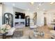 Bright living room with a fireplace and comfortable seating at 2109 Bayou Trace Dr # Lot 11, Charlotte, NC 28262