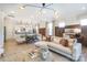 Open concept living and kitchen area with stylish furniture at 2109 Bayou Trace Dr # Lot 11, Charlotte, NC 28262