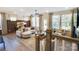 Relaxing living room with sectional sofa and access to backyard at 2109 Bayou Trace Dr # Lot 11, Charlotte, NC 28262