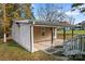 Detached garage with covered carport at 4620 Sherrills Ford Rd, Salisbury, NC 28147