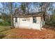 Single car garage with weathered exterior at 4620 Sherrills Ford Rd, Salisbury, NC 28147