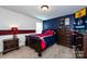 Bright bedroom with a double bed and plenty of storage at 10013 Casa Nuestra Dr, Charlotte, NC 28214