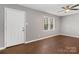 Front entry with hardwood floors and neutral gray walls at 1637 Sumner Dr, Rock Hill, SC 29732