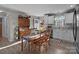 Kitchen dining area with wooden table and hutch at 270 Yachtman Dr, Salisbury, NC 28146