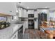 Clean kitchen featuring white cabinets and granite countertops at 270 Yachtman Dr, Salisbury, NC 28146