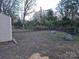 Backyard with shed and large rocks at 934 Pebble Rd, Rock Hill, SC 29730