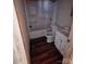Small bathroom with shower, toilet and vanity at 934 Pebble Rd, Rock Hill, SC 29730