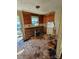 Small kitchen needing complete renovation. Damaged floors and walls at 934 Pebble Rd, Rock Hill, SC 29730
