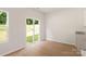 Kitchen dining area with sliding glass doors leading to the backyard at 3535 Clover Valley Dr, Gastonia, NC 28052