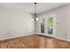 Dining room with hardwood floors and access to patio at 924 Cranberry Cir # 50-C, Fort Mill, SC 29715