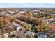 Wide aerial view showing community location and surrounding landscape at 19744 Feriba Pl, Cornelius, NC 28031