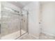 Clean bathroom with a walk-in shower and modern vanity at 3331 Laurel Oak Ln, Gastonia, NC 28056