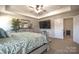 Large main bedroom with a king-size bed and plenty of natural light at 3877 Lake Breeze Dr, Sherrills Ford, NC 28673