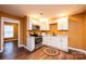 Charming kitchen with white cabinets and granite countertops at 6584 Forest Creek Dr, Denver, NC 28037