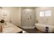Spa-like bathroom with soaking tub and walk-in shower at 0 S Potter Rd # 2B, Waxhaw, NC 28173