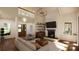 Spacious living room with fireplace and high ceilings at 0 S Potter Rd # 2B, Waxhaw, NC 28173