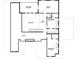 Two-story floor plan with bonus room, roof deck, and two bedrooms at 156A Lookout Dam Rd, Statesville, NC 28625